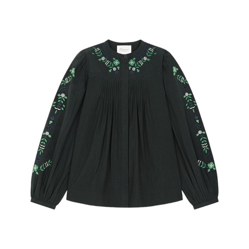 Bonpoint Cyprus Blouse|Navy|34 IN (Waist)|36 IN (Waist)|38 IN (Waist)|40 IN (Waist)