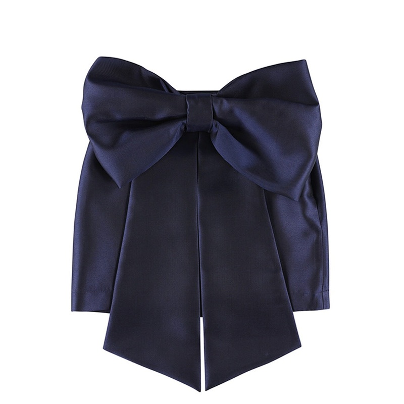 Caroline Bosmans Bow Skirt|Navy|4 Years|6 Years|8 Years|10 Years|12 Years