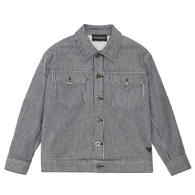 Emporio Armani Junior Jacket|Indigo|4 Years|6 Years|8 Years|10 Years|12 Years|14 Years|16 Years