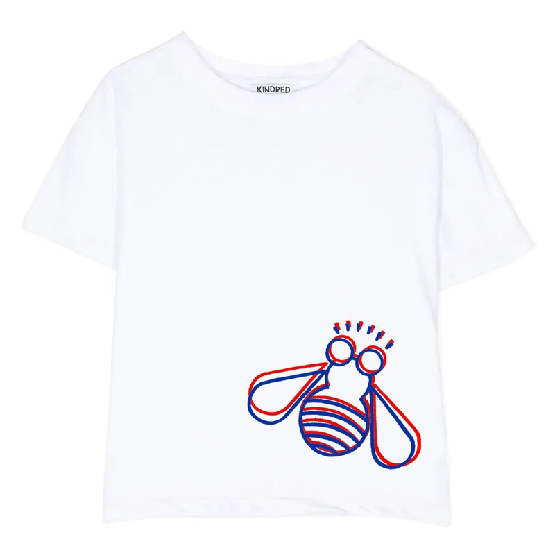 KINDRED X Kids 21 Logo Tee|White|Large|Medium|Small|Extra Small