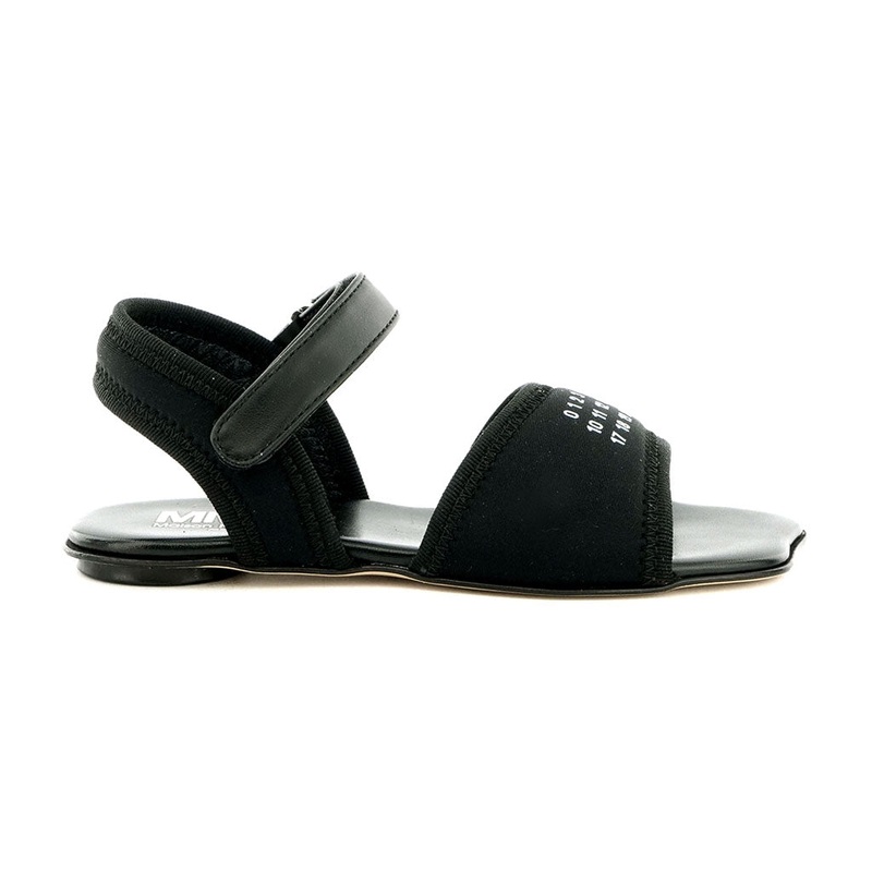 MM6 Kids Lycra Sandals|Black|31 EU|32 EU|33 EU|34 EU|35 EU|36 EU