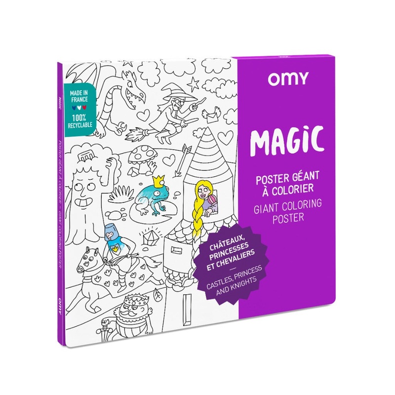 OMY Giant Coloring Poster - Magic