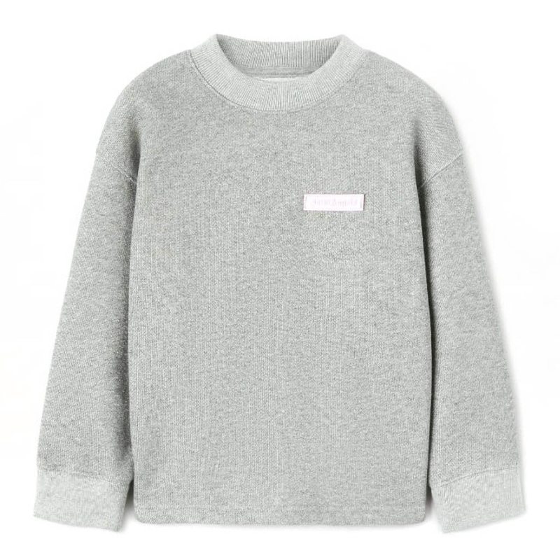 Palm Angels Kids PA Lurex Open Back Crew