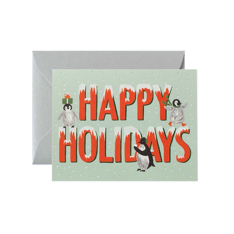 Rifle Paper Co. Holiday on Ice Card