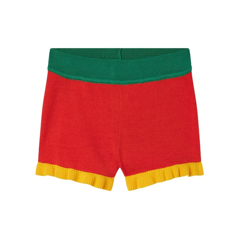 Stella McCartney Kids Colour Block Cotton Shorts