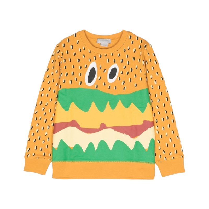 Stella McCartney Kids Graphic Print Cotton Sweatshirt