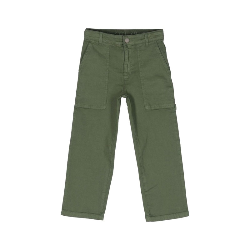 Stella McCartney Kids Mid Rise Straight Leg Trousers