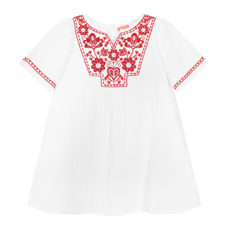 Sunuva Embroidery Collar Dress