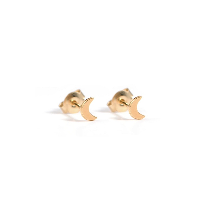 Titlee Moon Earrings|Gold|One-size