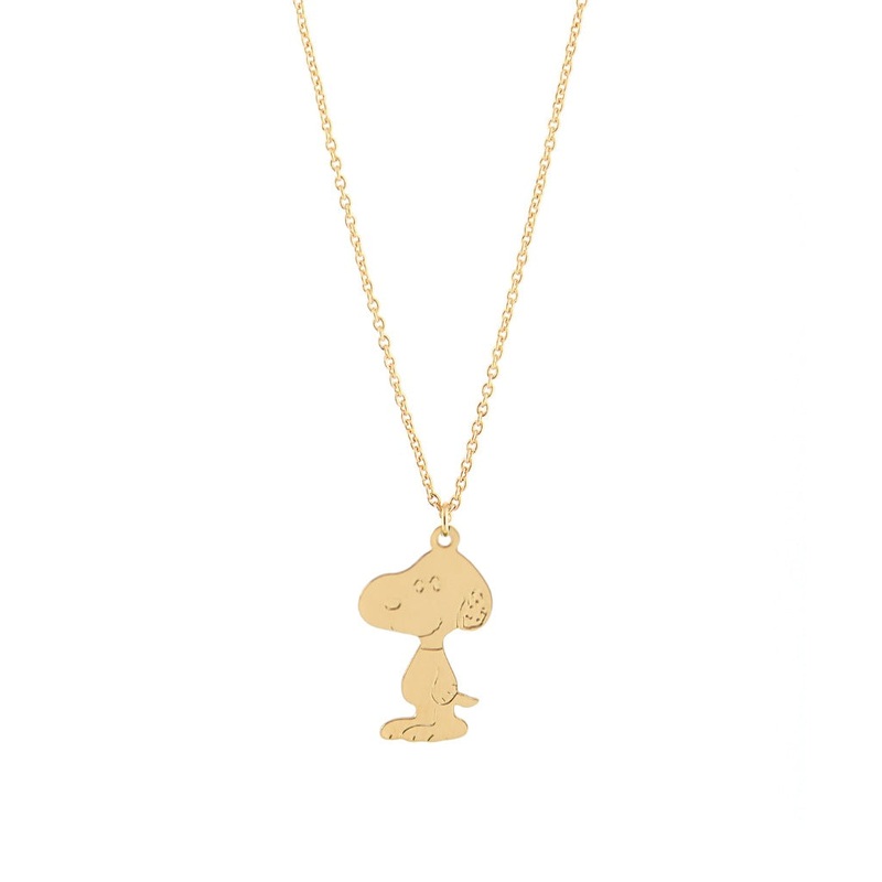 Titlee Snoopy Necklace|Gold|One-size