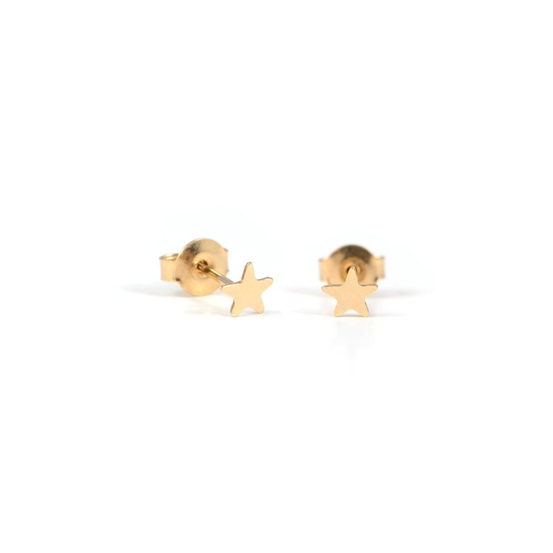 Titlee Star Earrings|Gold|One-size