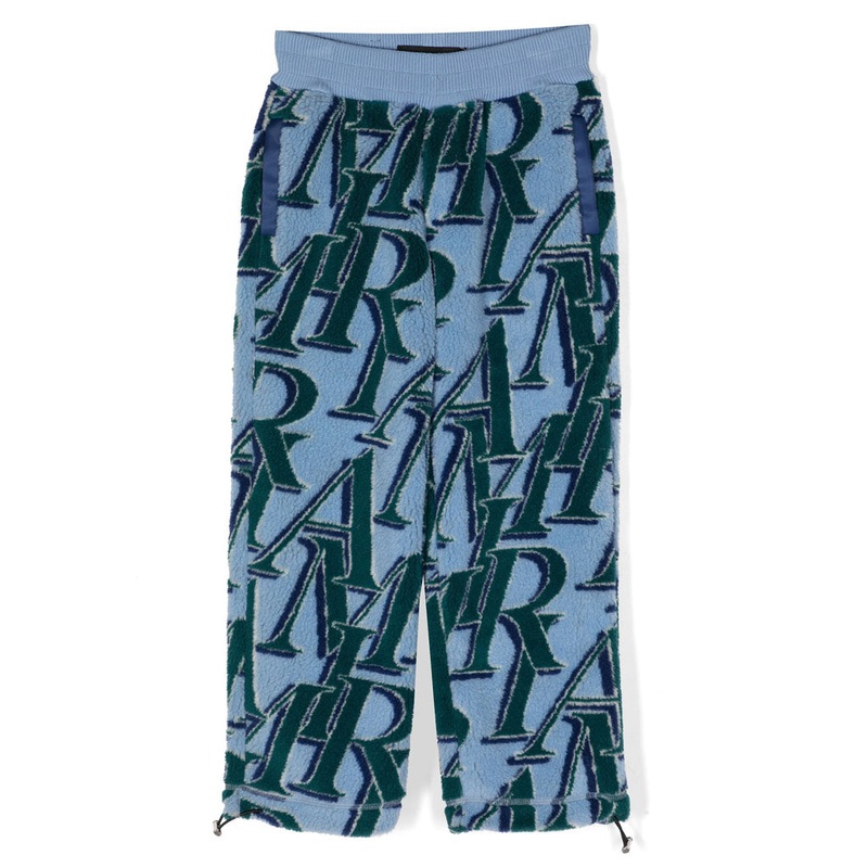 Amiri Kids Polar Fleece Pant|Light Blue|4 Years|6 Years|8 Years|10 Years|12 Years