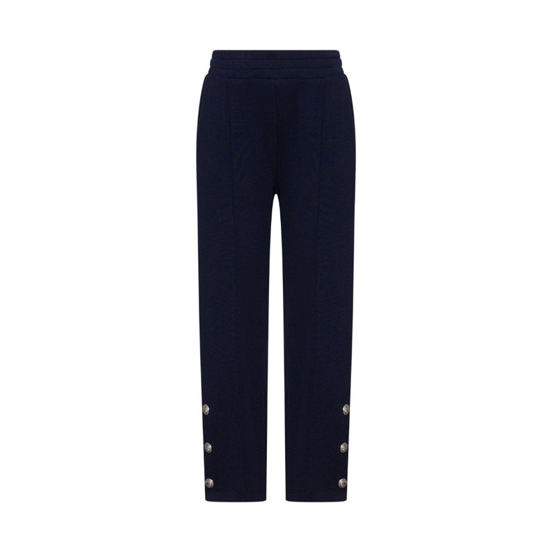 Balmain Kids Raised Seam Jersey Trousers