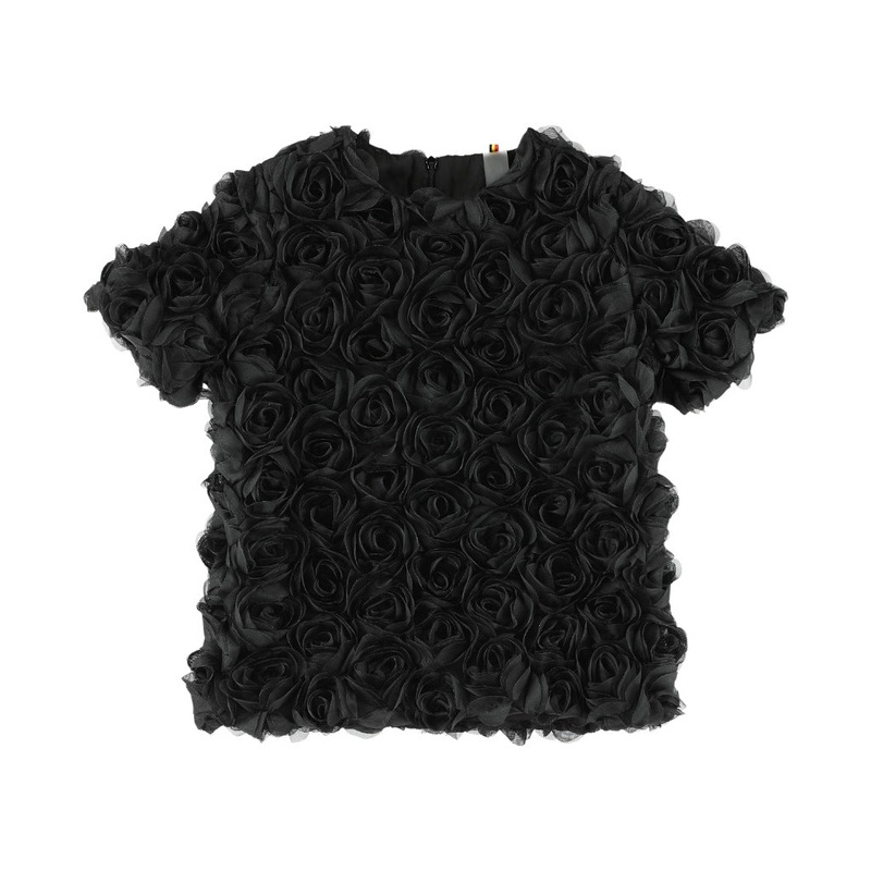Caroline Bosmans Rose Top|Black|4 Years|6 Years|8 Years|10 Years|12 Years