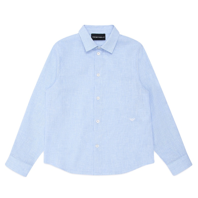 Emporio Armani Junior Shirt|Light Blue|4 Years|6 Years|8 Years|10 Years|12 Years|14 Years|16 Years