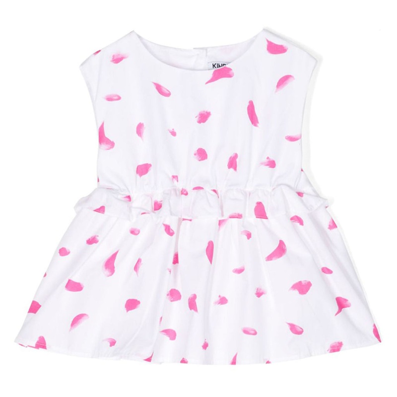 KINDRED Kimberly Smudge Print Organic Cotton Dress