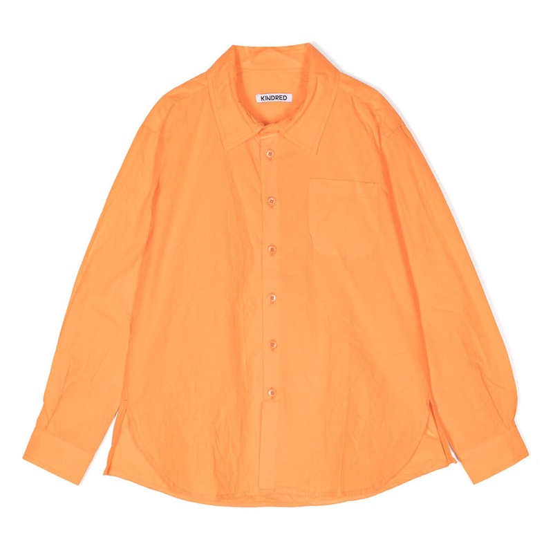 KINDRED Knox Crinkle Cotton Poplin Shirt