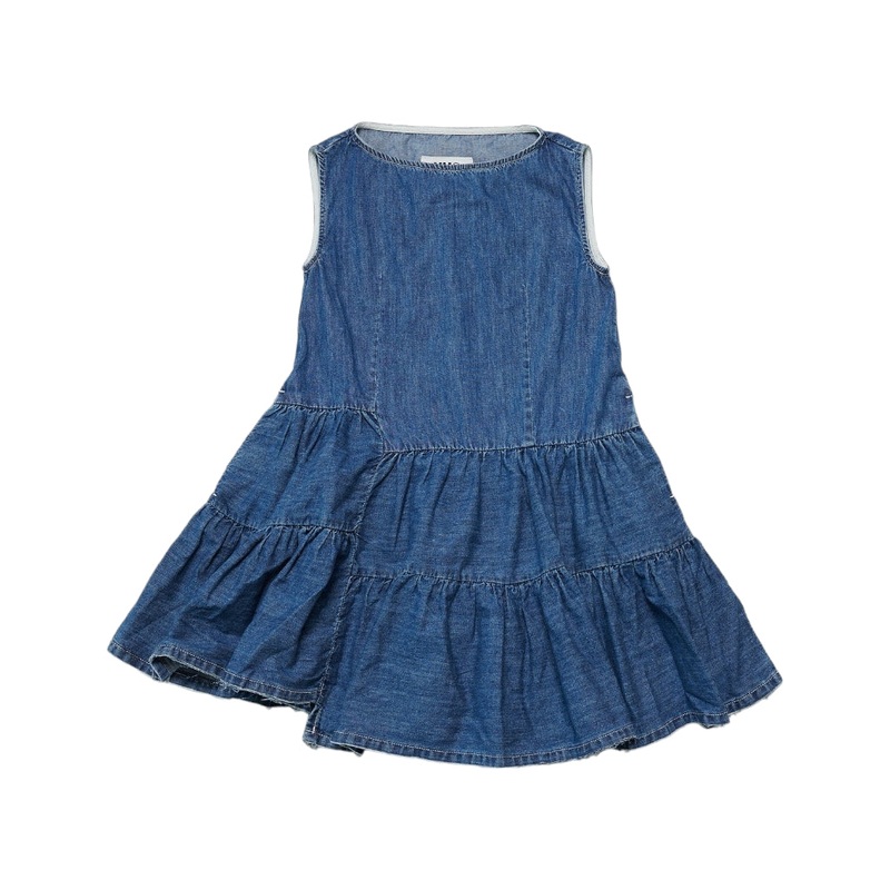 MM6 Kids Denim Sleeveless Dress