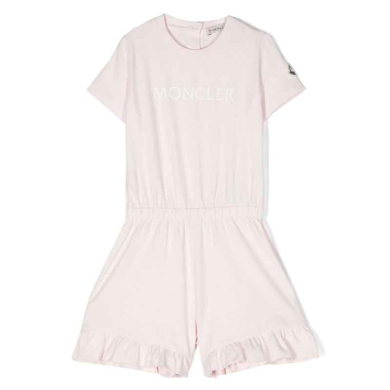 Moncler Enfant Logo Print Romper