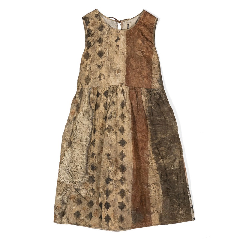 Printed Dress|Brown|4 Years|6 Years|8 Years|10 Years