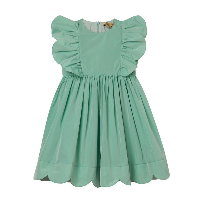Stella McCartney Kids Ruffled Trim Cotton Dress