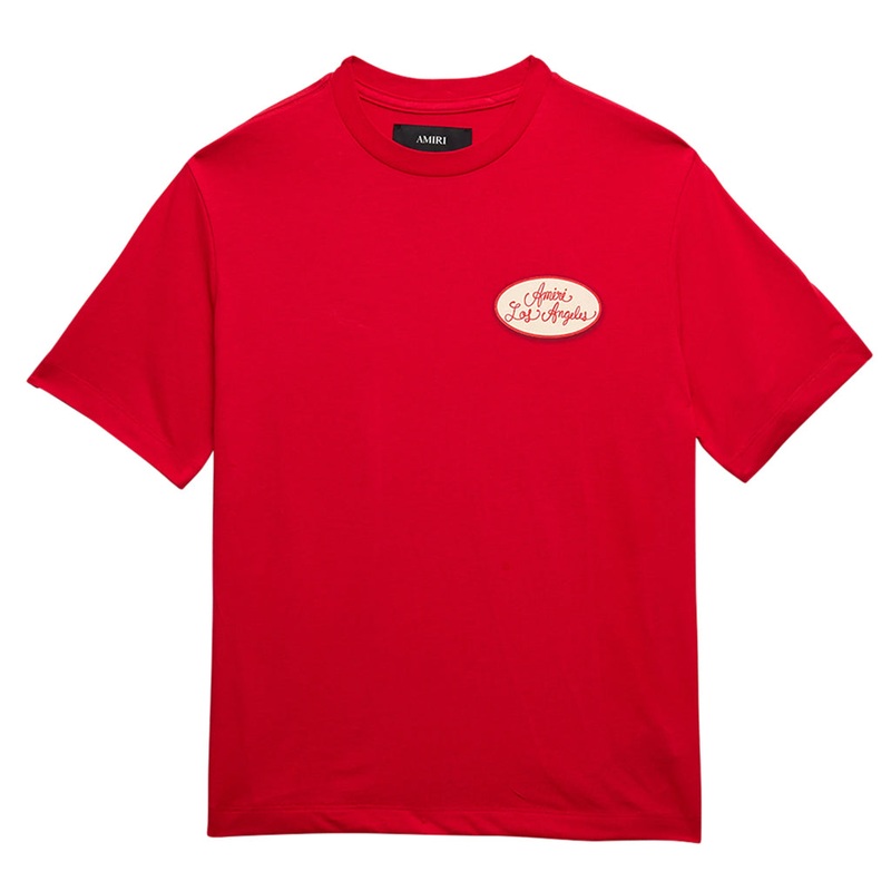 Amiri Kids Station Patch Cotton T-shirt