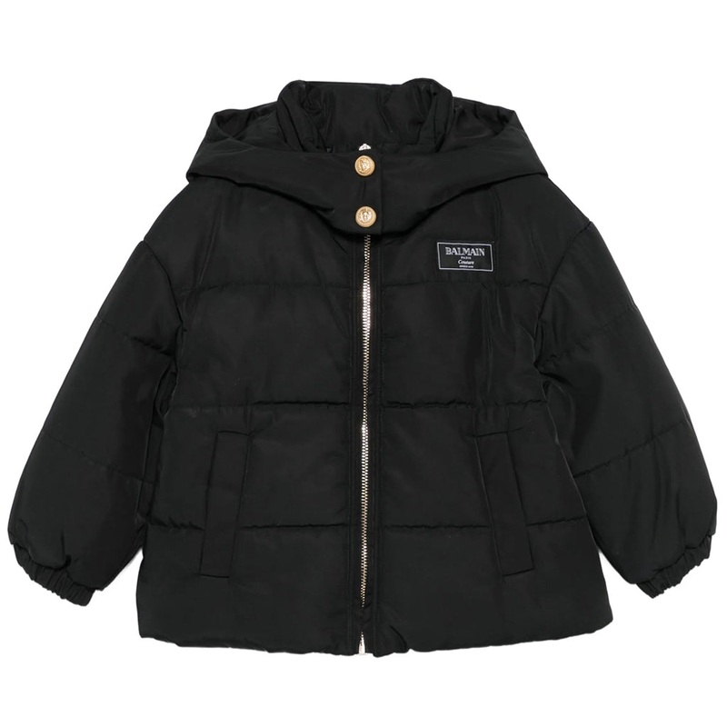 Balmain Kids Puffer|Black|4 Years|6 Years|8 Years|10 Years|12 Years|14 Years