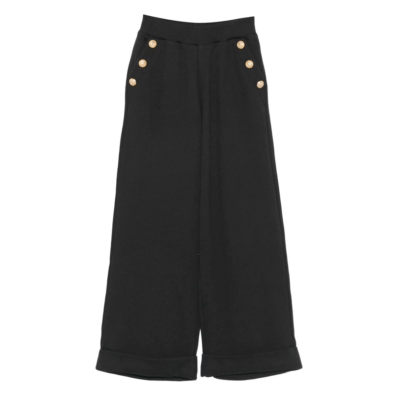 Balmain Kids Trousers|Black|4 Years|6 Years|8 Years|10 Years|12 Years|14 Years