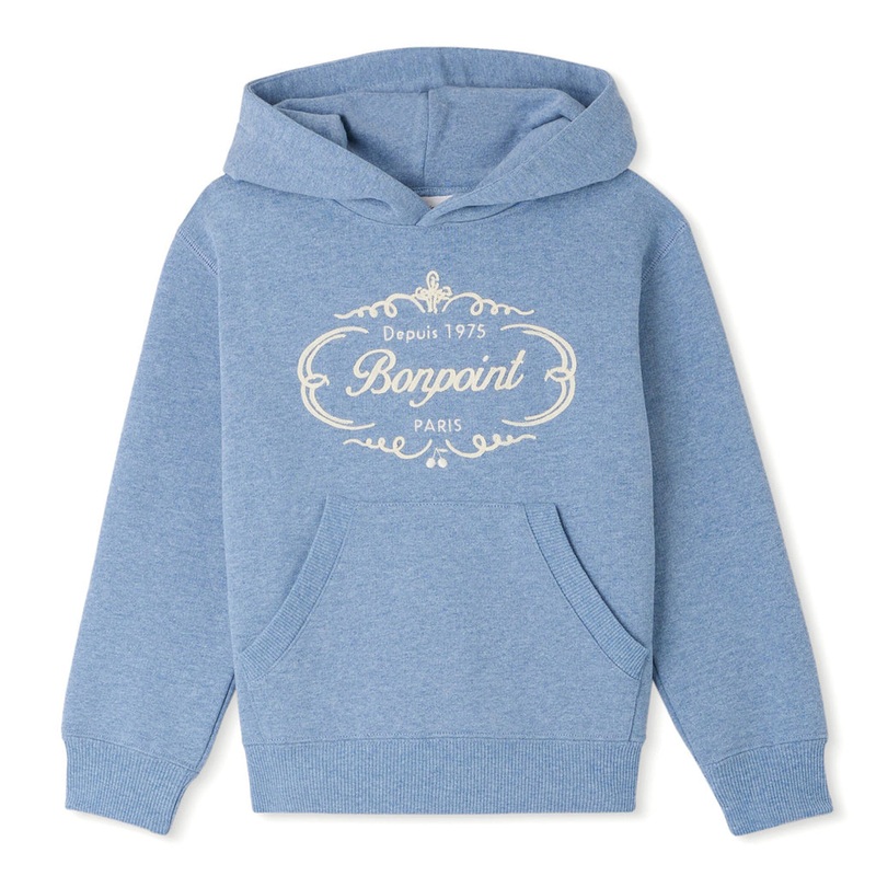 Bonpoint Barack Sweatshirt|Blue|4 Years|6 Years|8 Years|10 Years|12 Years|14 Years