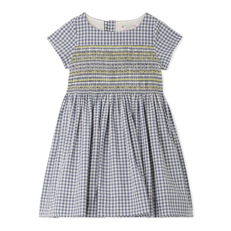 Bonpoint Duchesse Dress|Grey|4 Years|6 Years|8 Years|10 Years|12 Years
