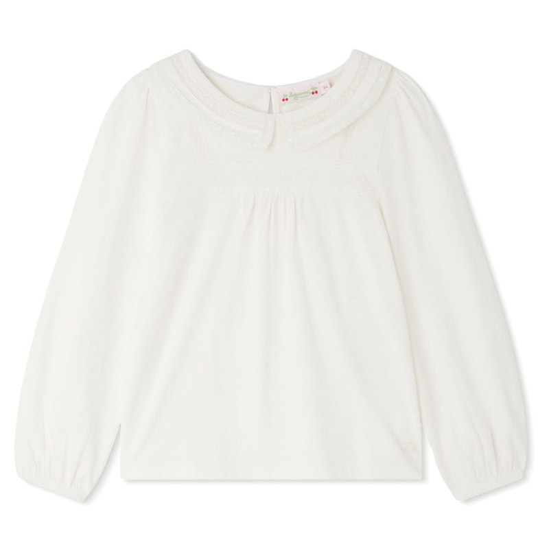 Bonpoint Freija T-shirt|White|4 Years|6 Years|8 Years|10 Years|12 Years|14 Years