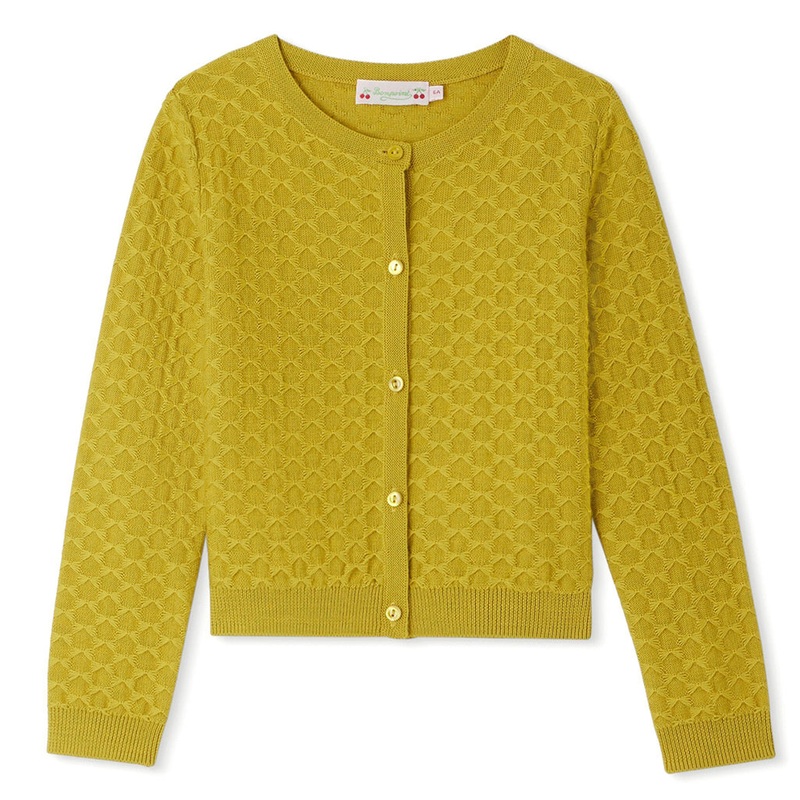 Bonpoint Garancie Cardigan|Yellow|4 Years|6 Years|8 Years|10 Years|12 Years|14 Years