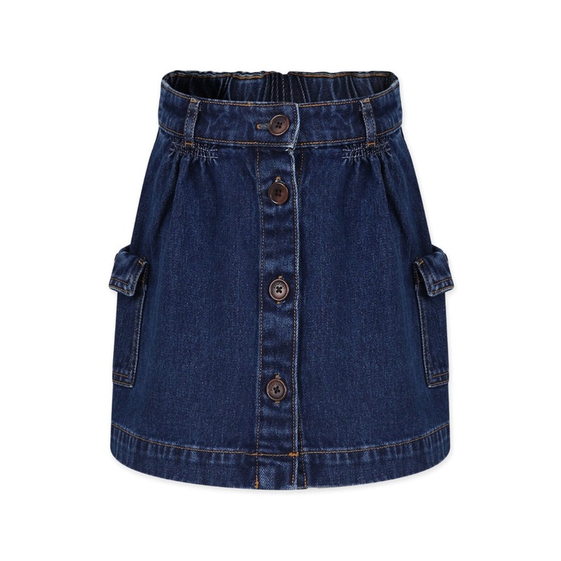 Bonpoint Genese Skirt|Blue|4 Years|6 Years|8 Years|10 Years|12 Years|14 Years