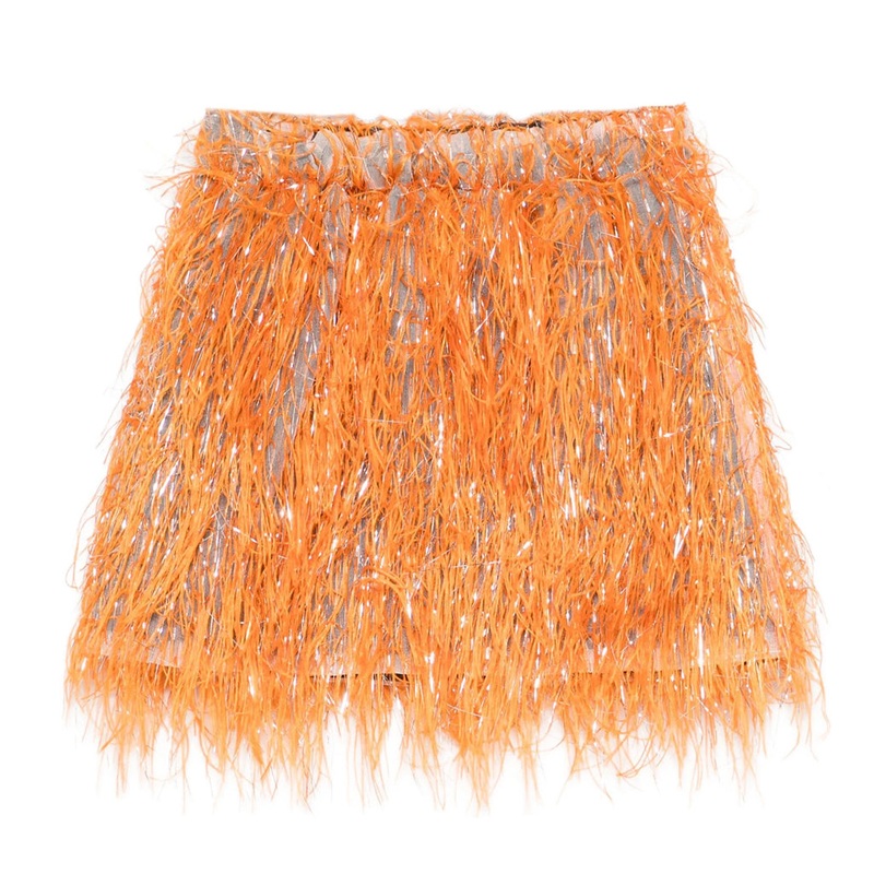 Douuod Kids Faux Feather Skirt