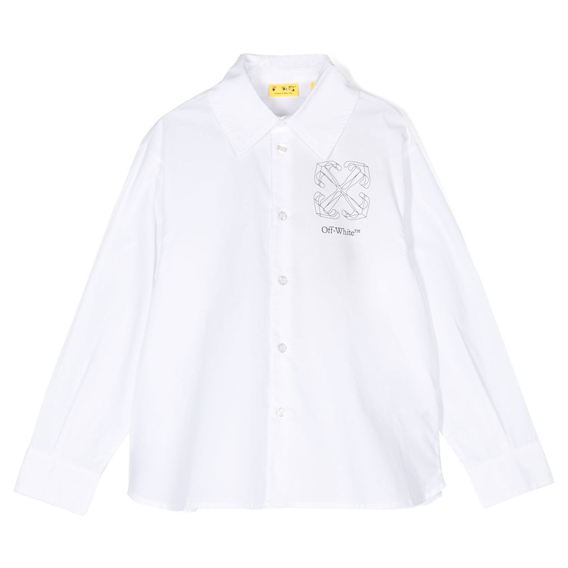 Off-White Kids Arrow 3D Shirt|White|4 Years|6 Years|8 Years|10 Years|12 Years|14 Years