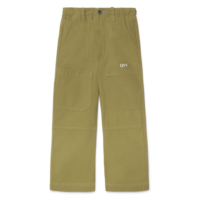 Off-White Kids Off Stamp Clear Worker Pant