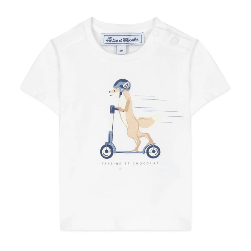 Tartine Et Chocolat Fox Graphic Print T-shirt