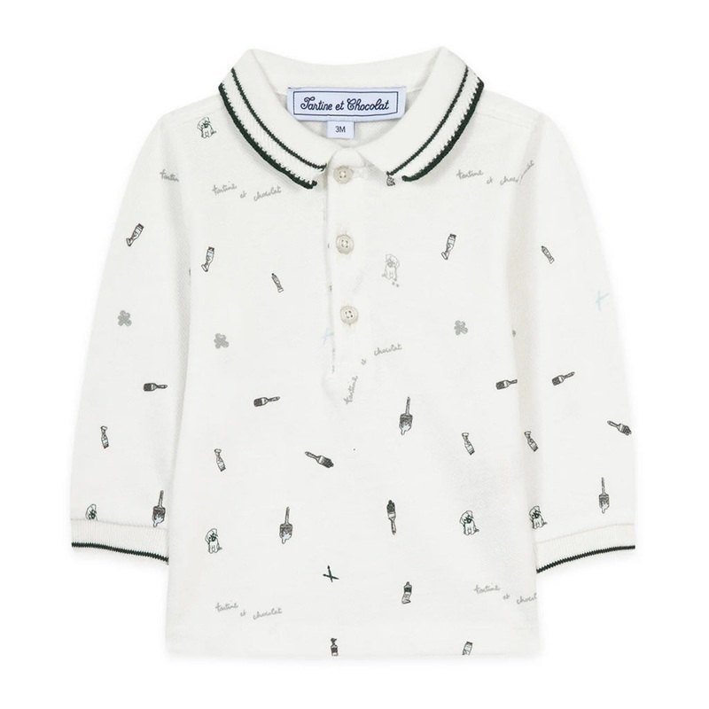 Tartine Et Chocolat Graphic Print Polo-Shirt