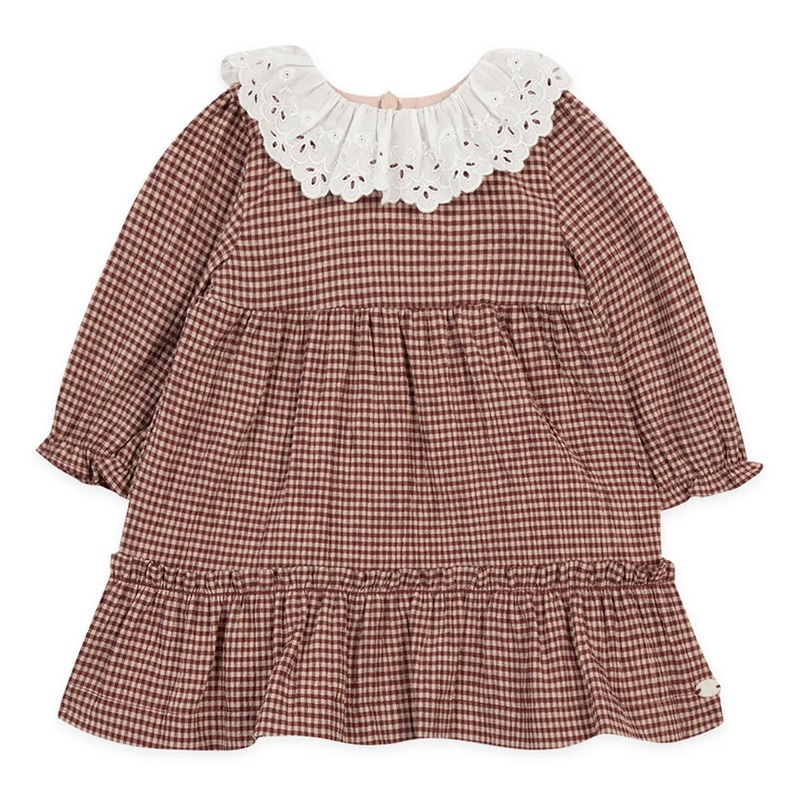 Tartine Et Chocolat White Lace Collar Dress