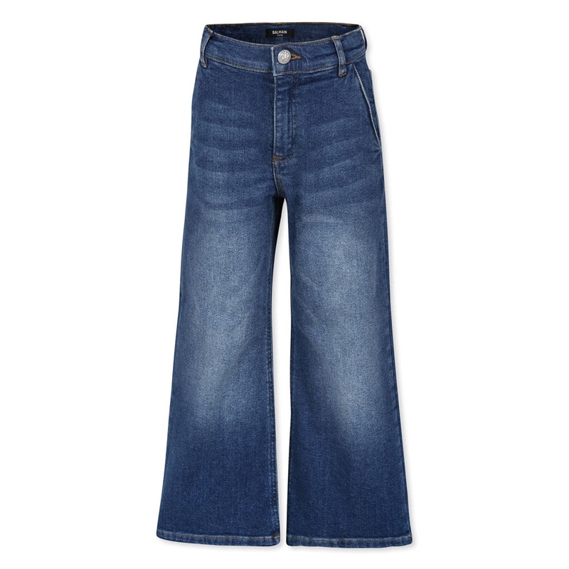 Balmain Kids Denim Jeans|Indigo|4 Years|6 Years|8 Years|10 Years|12 Years|14 Years