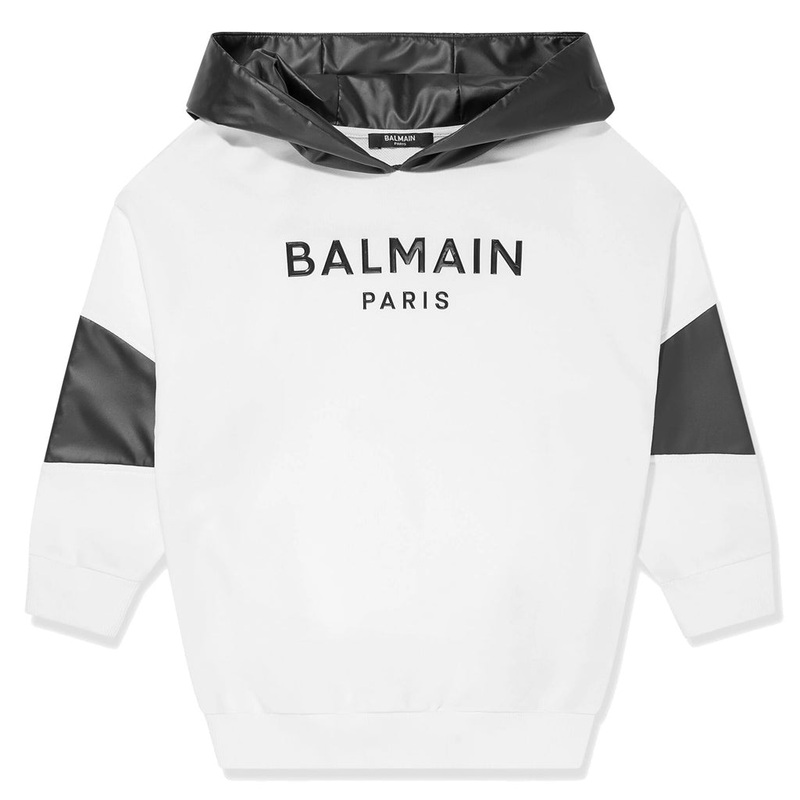 Balmain Kids Logo Biker Sweatshirt