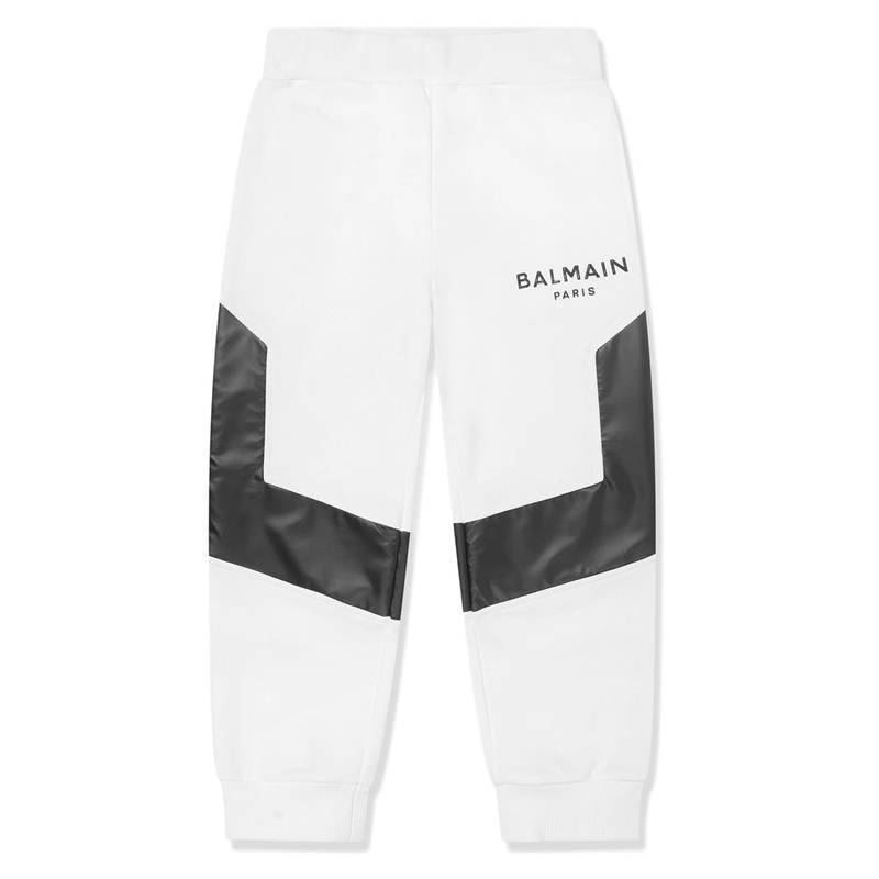 Balmain Kids Logo Sweatpants|White|4 Years|6 Years|8 Years|10 Years|12 Years|14 Years