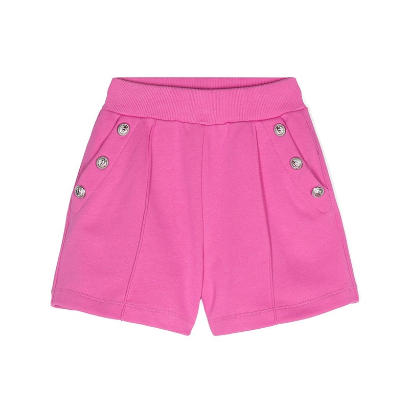 Balmain Kids Shorts|Fuchsia|4 Years|6 Years|8 Years|10 Years|12 Years|14 Years