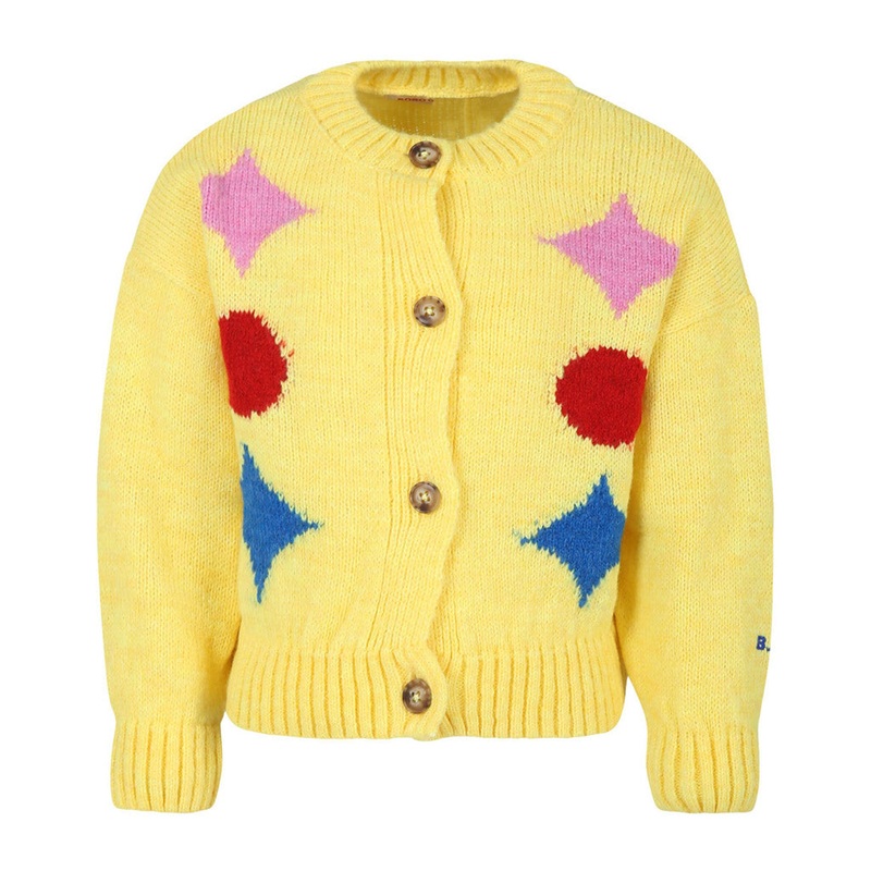 Bobo Choses Sparkles Intarsia Cardigan