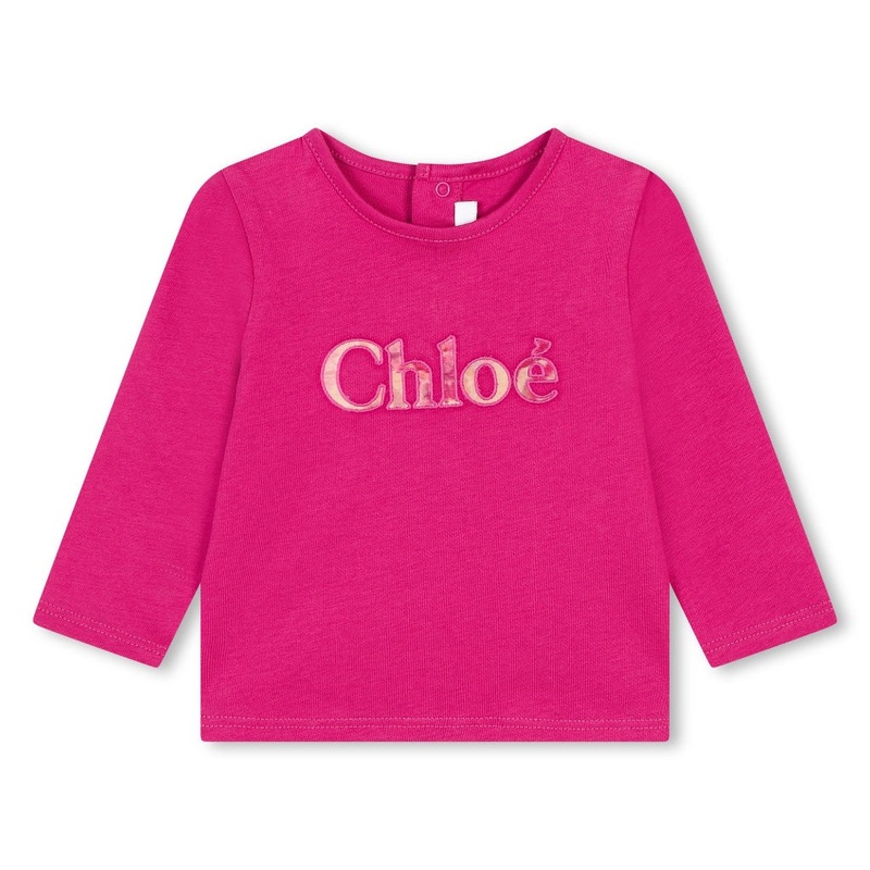 Chlo Kids Long Sleeve T-shirt|Fuchsia|2 Years|3 Years|12 Months|18 Months
