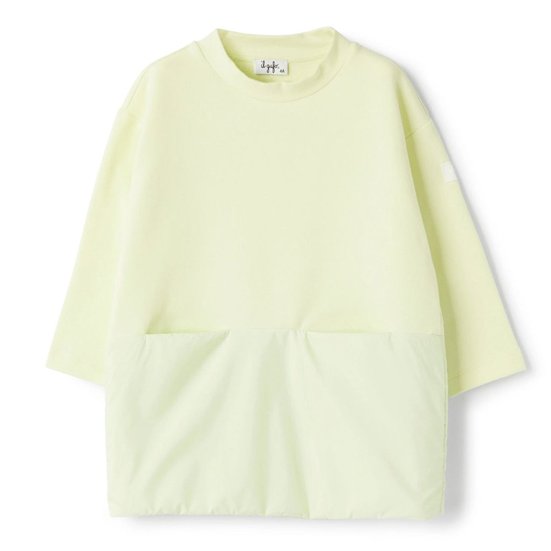 Il Gufo Ls Dress With Nylon Trim at Hem