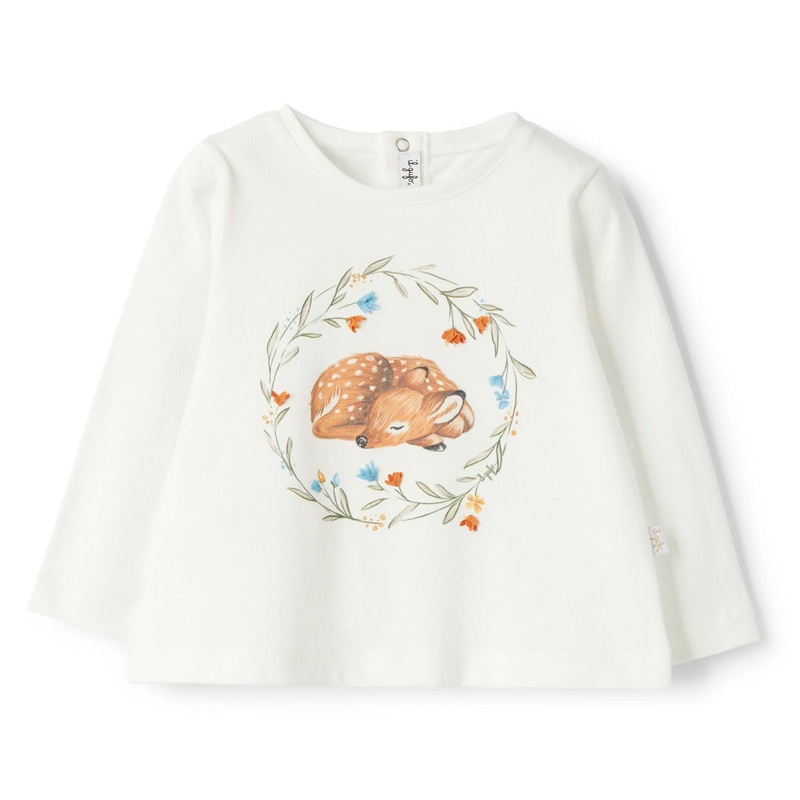 Il Gufo Sleeping Reindeer T-shirt