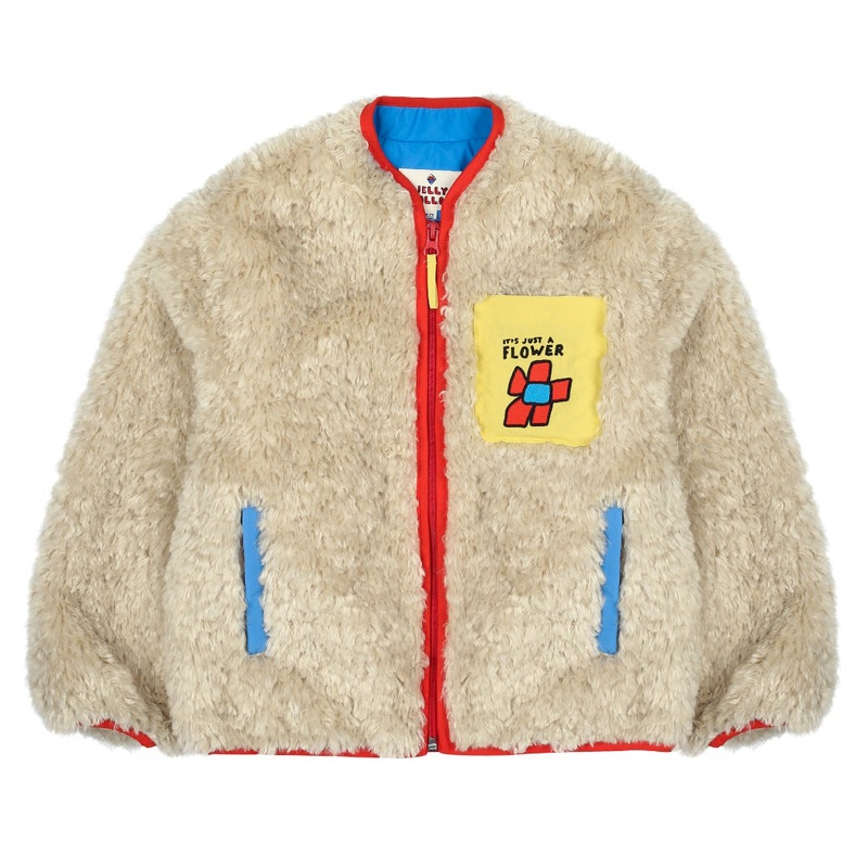 Jelly Mallow Flower Dumble Zip Jacket