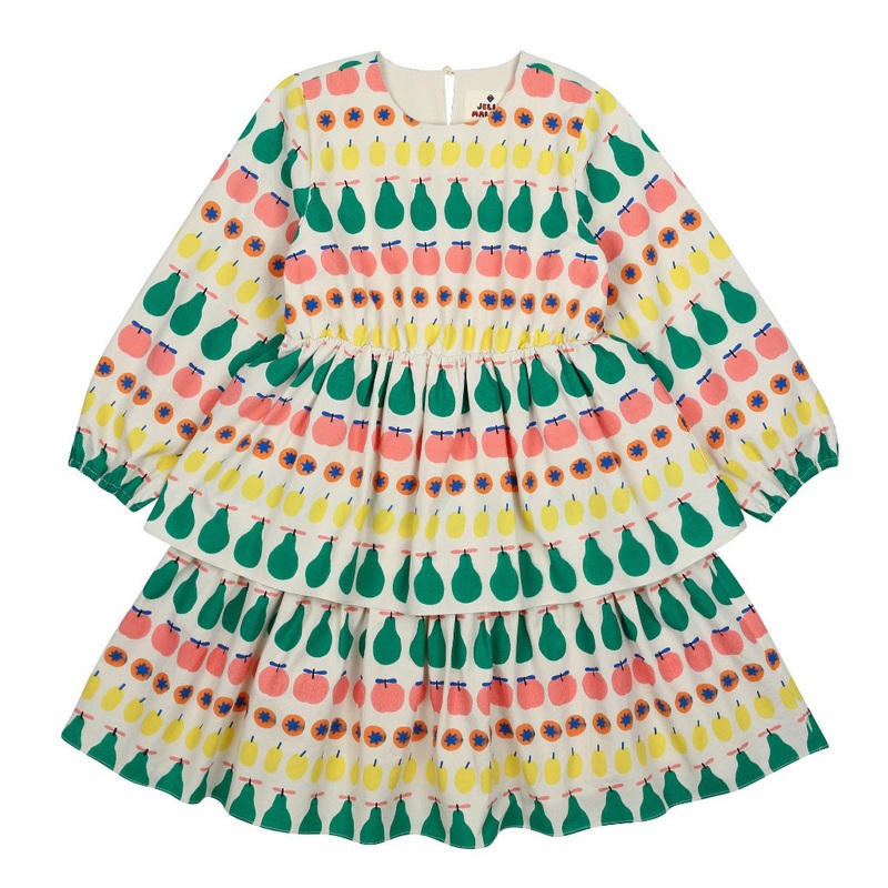 Jelly Mallow Fruit Dress|Multi-Colored|4 Years|6 Years|8 Years|10 Years