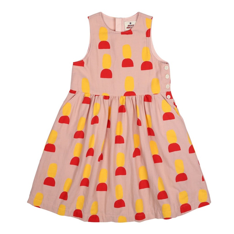 Jelly Mallow Shape Dress|Pink|4 Years|6 Years|8 Years|10 Years